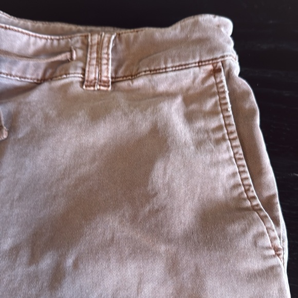 J Jill Women’s Wide Leg Cropped Pants washed brown size 14 - Picture 12 of 16